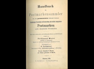 Ferdinand Meyer's Handbuch für Postmarkensammler (1881)