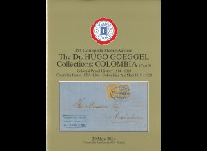 188. Corinphila-A.: The Dr. Hugo Goeggel Collections: Colombia (part 3)