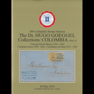 188. Corinphila-A.: The Dr. Hugo Goeggel Collections: Colombia (part 3)