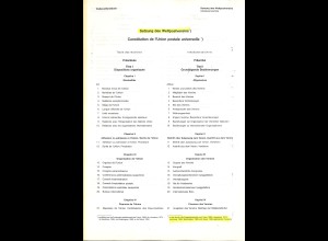 Satzung des Weltpostvereins. Weltposthandbuch (ca. 1994)