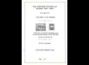 Dr. R. J. Ceresa: The Postage Stamps of Russia, 1917–1923, Vol. 3 (1988)