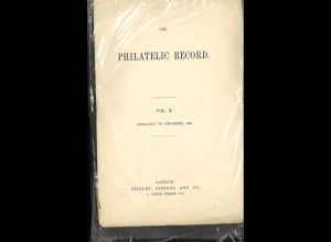 The Philatelic Record (1886, 1888–1892)