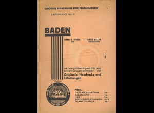 Stiedl/Billig: Großes Handbuch der Fälschungen – Altdeutschland 