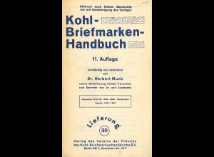 Kohl-Briefmarken-Handbuch, Lieferung 30