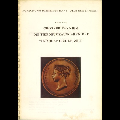 Heinz Reck: Grossbritannien. Die Tiefdruckausgaben der Viktorianischen Zeit