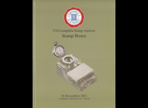 Corinphila-Auktion 278/Nov, 2021: STAMP BOXES