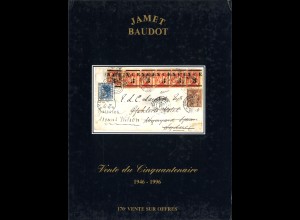 Jamet Baudot: 170. Auktion. Vente du Cinquantenaire 1946-1996