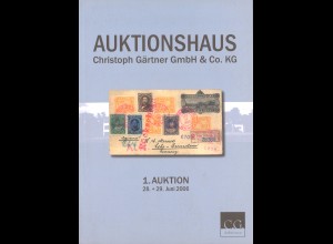 Christoph Gärtner: Katalog der 1. Auktion vom 28. + 29. Juni 2006
