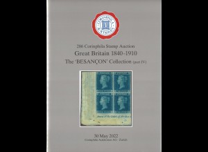 Corinphila-A. 286/30.5.22: Great Britain.. 'Besancon' Collection (part IV)