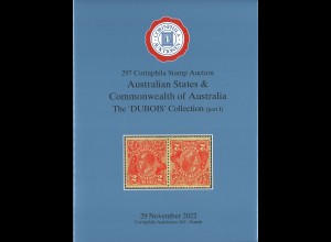 Corinphila-Auktion 297/29.11.2022: Australian States & Commonwealth of Austr.