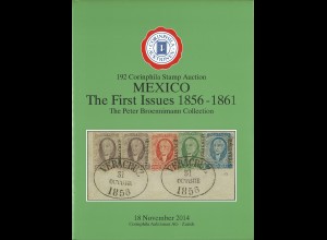 Corinphila-Auktion 192/Nove. 2014: Mexico. The First Issues 1856-1861