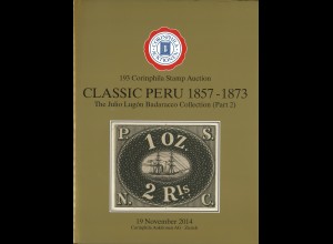 Corinphila-Auktion 193/Nove. 2014: CLASSIC PERU 1857-1873 (part 2)