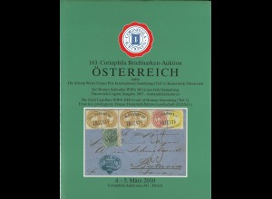Corinphila-Auktion 163/März 2010: Österreich inkl. Silvain Wyler Sammlung (I)