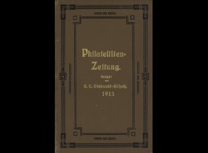 A.E. Glasewald: Philatelisten-Zeitung und Fälschungs-Nachrichten Jg. 1913