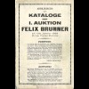 Felix Brunner, Prag - Auktionen 1935/1937 + Fototeil 1928
