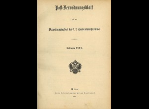 Post-Verordnungsblatt, Jahrgang 1875, Wien