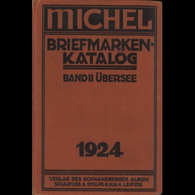 MICHEL Briefmarken-Katalog Band II Übersee 1924