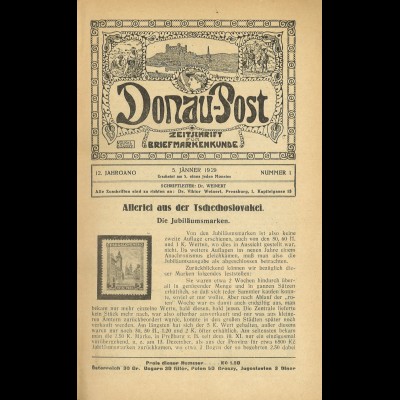 Donau-Post 12. Jg. 1929
