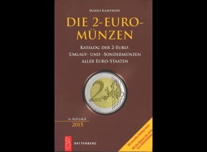Mario Kamphoff: Die 2-Euro-Münzen (Katalog), 6. Auflage 2015