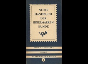 Neues Handbuch: Lieferung 1-3 Deutsches reich ab 1926-1935 (3 Hefte)