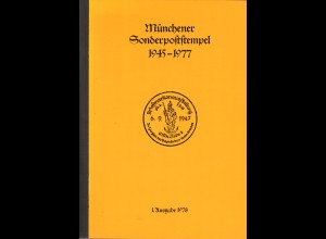 Karl B. Karg: Münchener Sonderpoststempel 1945-1977 (1. Ausgabe 1978)