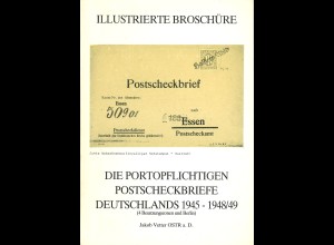 Jakob Vetter: Die portopflichtigen Postscheckbriefe Deutschlands 1945-1948/49