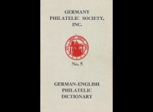 Germany Philatelic Society: German-English Philatelic Dictionary (1969)