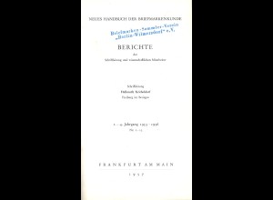 H. Kricheldorf (Red.): Neues Handbuch der Briefmarkenkunde 1953-1956