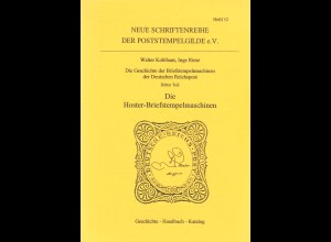Dr. Kohlhaas/Inge Riese: DieHoster-Briefstempelmaschinen (1998)