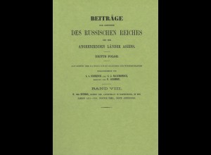 L. v. Schrenck u.a.: Beiträge zur Kenntnis des Russischen Reiches ...(Bd. 8)