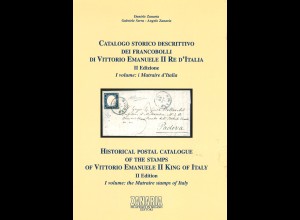 Historical Postal Catalogue of the Stamps of Vittorio Emanuele II King of Italy