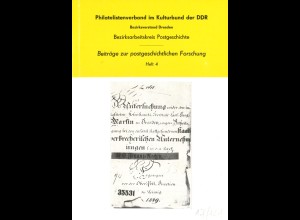 G. Holfert: Zum Postwesen in Dresden während der revolutionären Erhebung 1849