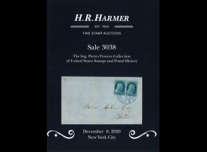 Harmer-Sale 3038: The Ing- Pietro Provera Collection of United States Stamps...