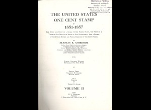 Stanley B. Ashbrook: The United States One Cent Stamp 1851-1857 (1938) B. I + II