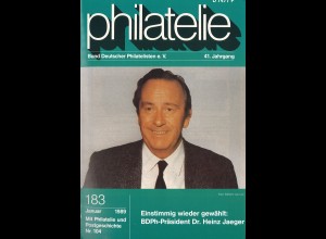 philatelie - BDPh-Zeitschrift, 41. Jg./1989, Nr. 133-188