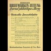 Berner Briefmarken-Zeitung (Verlag Zumstein). Sammellot aus 1941-1946
