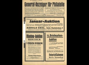 Generalanzeiger für Philatelie (1949)