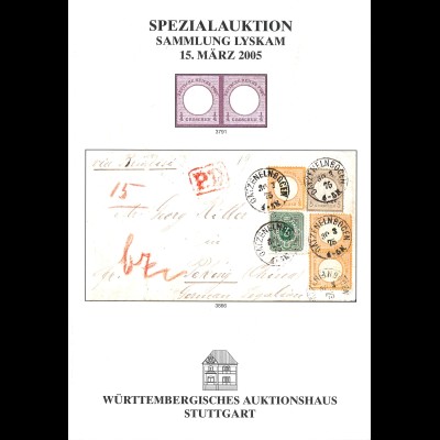 Württ. Auktionshaus: Sammlung Lyskam (2005-2007 = 5 Kataloge) Deutsches Reich