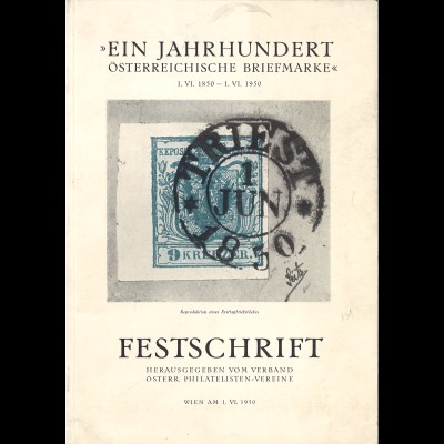 Ein Jahrhundert Österreichische Briefmarken 1850-1950 - Festschrift