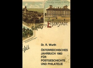 Dr. R. Wurth: Österreichisches Jahrbuch 1983 für Postgeschichte und Philatelie
