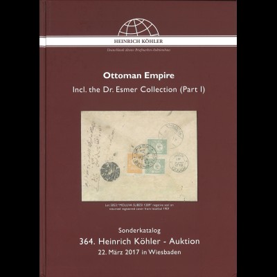 Heinrich-Köhler-Auktion 364, 22.3.2017: Ottoman Empire