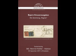 Heinrich-Köhler-Auktion 365/2017:: Bayern Kreuzerausgaben