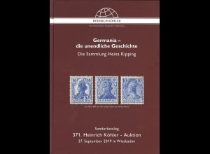 371. Heinrich-Köhler-Auktion, Sept. 2019: Germania - die unendliche Geschichte