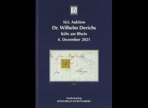 163. Dr. Derichs-Auktion, 4.12.2021: Königreich Württemberg