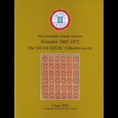 304. Corinphila-A., 2023: Ecuador 1865-1872 (III)