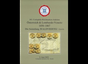303. Corinphila-A., 2023: Österreich & Lombardo-Veneto 1850-1867