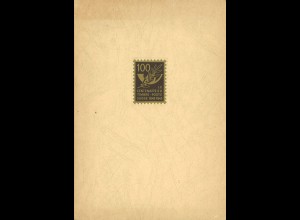 Le Centenaire Des Timbres-Poste Suisses 1843-1943 (Bern 1943)