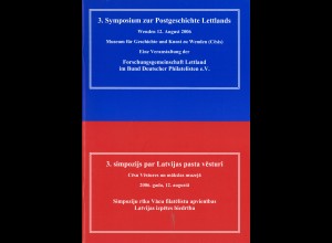 3. Symposium zur Postgeschichte Lettlands, 12.8.2006