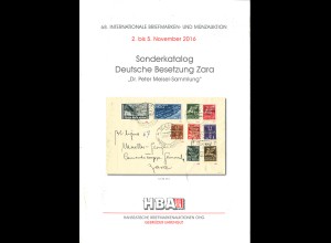 68. HBA-Auktion, Nov. 2016: Sonderkatalog Deutsche Besetzung ZARA.