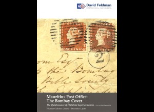 David Feldman auction 1.12.2016: Mauritius Post Office: The Bombay Cover
